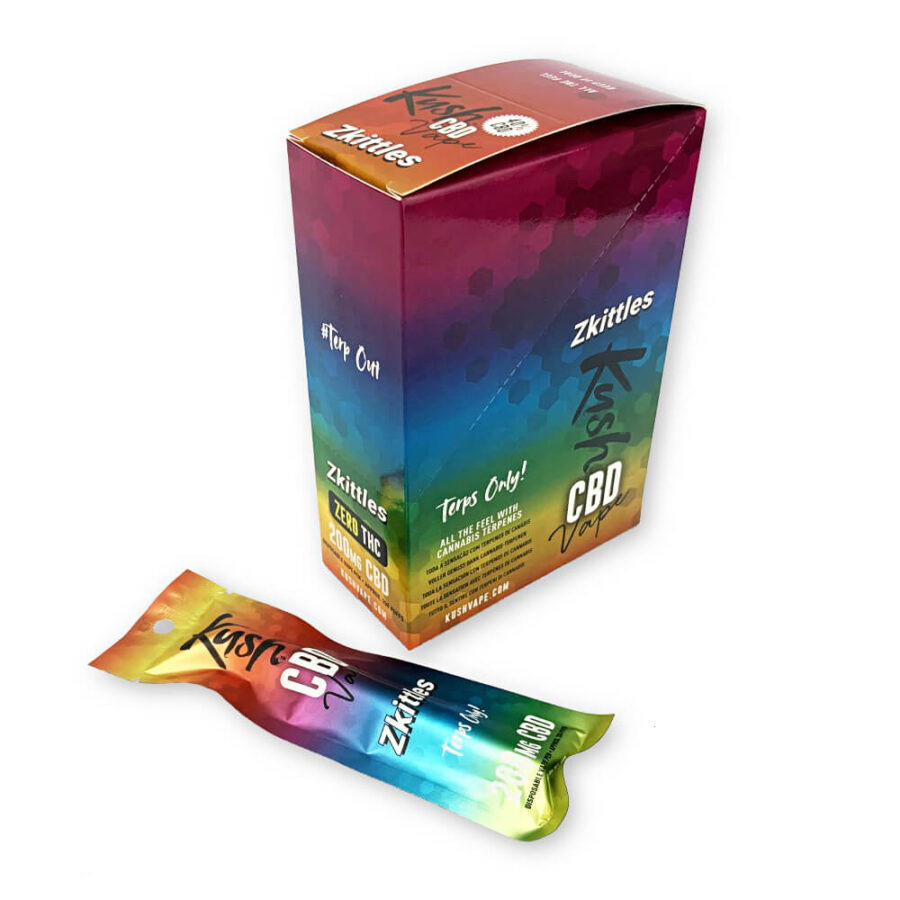 Kush CBD Puff Jetable Orange Runtz 200mg CBD (10pcs/boite)