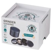 Champ High Grinder Stickfree noir 4 parties - 63 mm