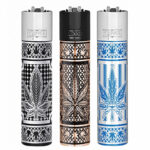 Briquets Clipper Métal Bonne Weed (12pcs/display)