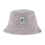 The Bulldog Bucket Casquette Brodée Gris