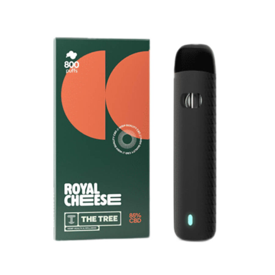 The Tree Puff CBD Vape-Pen Royal Cheese - 425mg de CBD - 800 bouffées (0.5ml)