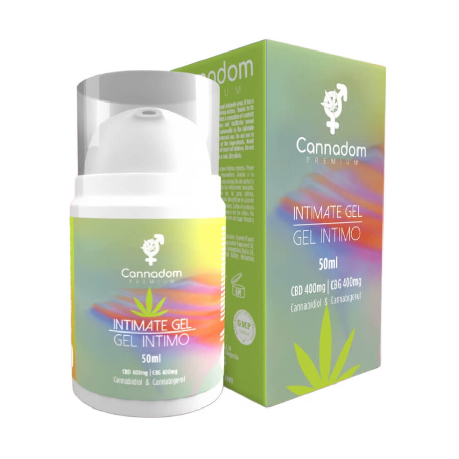 Cannadom Gel Lubrifiant Intime CBD 400mg CBG 400mg (50ml)