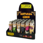 Clipper Briquet Natural Cork Animals (30 pcs/présentoir)