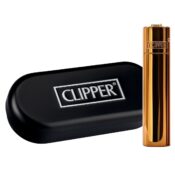 Clipper Dark Rose Gold Metal Lighters and Giftbox 2