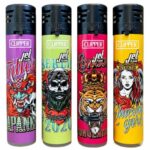 Clipper Jet Flame Lighters Ink 4 Life (24 pcs/présentoir) Clipper Jet Flame Lighters Ink 4 Life