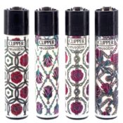 Clipper Lighters Roses and Gold