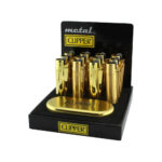 Clipper Metal Briquets avec Giftbox Gold (12pcs/présentoir)