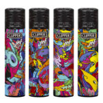 Clipper Briquets Jet Flame Nice Trip (24pcs/présentoir)