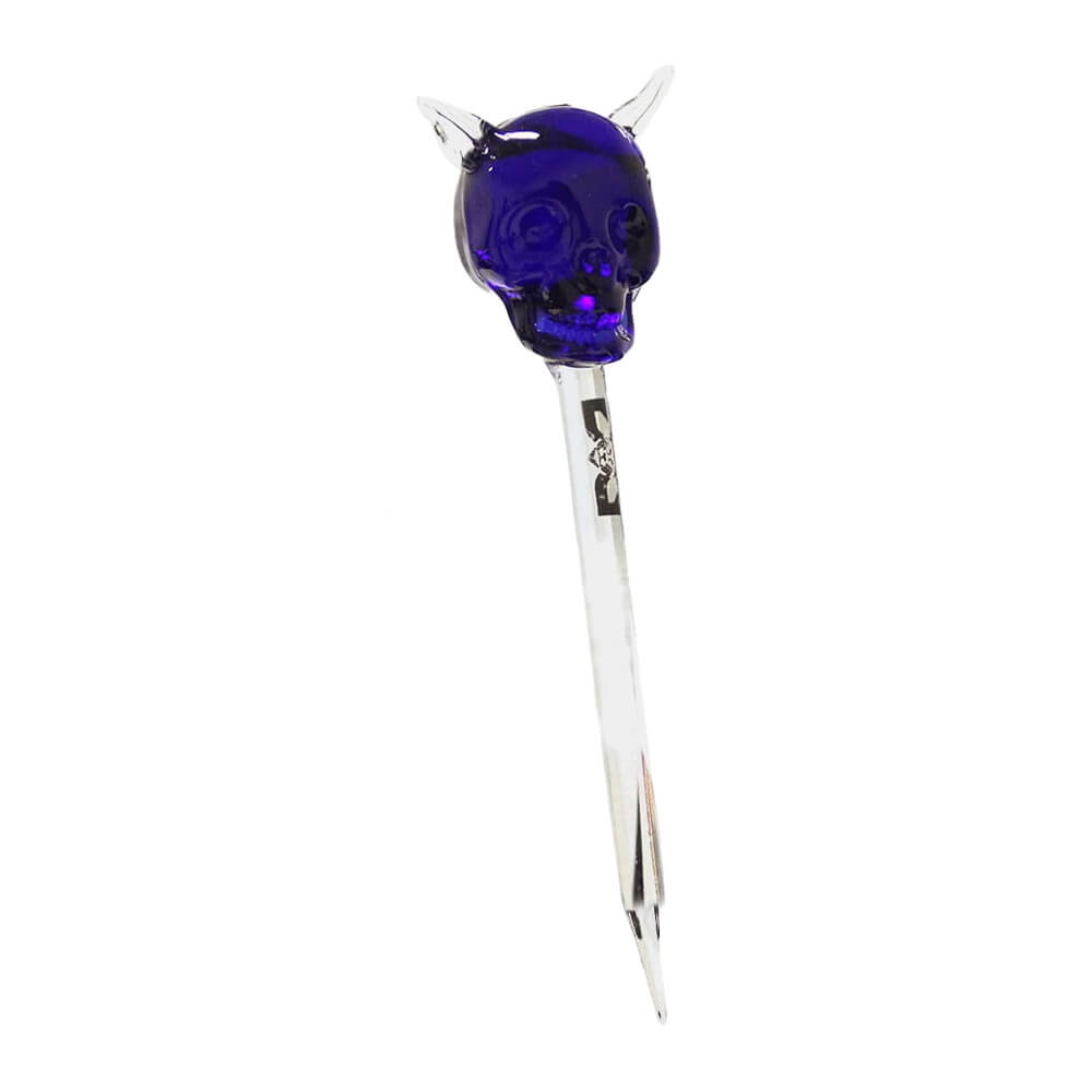 Blue devil dabber en verre