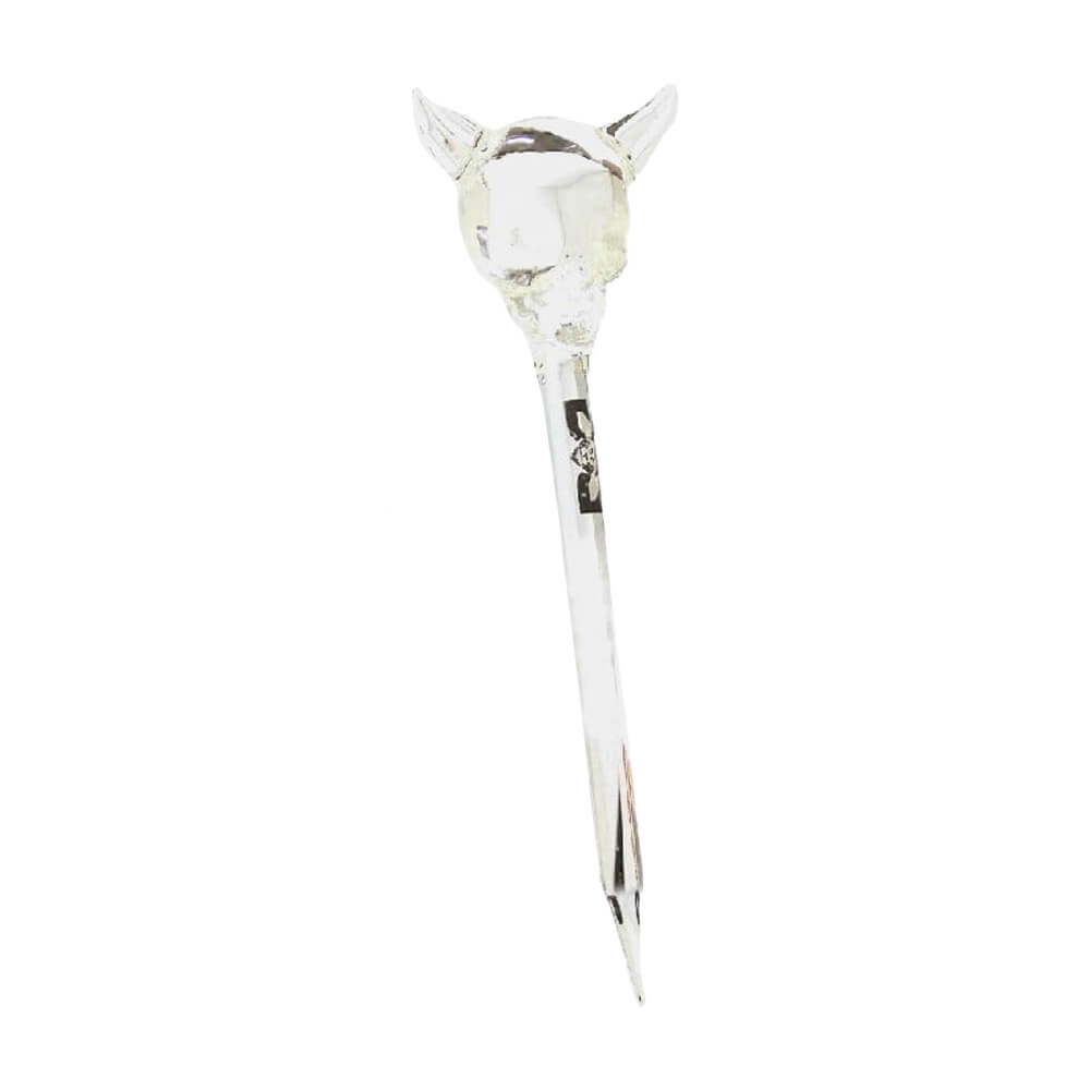 Transparent devil dabber en verre