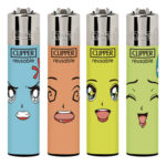 Clipper Briquets Manga Faces (24pcs/présentoir)