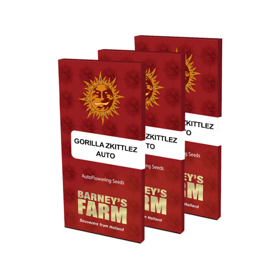 Barney's Farm Gorilla Zkittlez Auto graines de cannabis autofloraison (paquet de 5 graines)