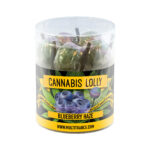 Cannabis Sucettes Goût Blueberry Haze Boite Cadeau 10pcs (12paquets/masterbox)