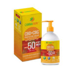 Plant of Life Cannasun Crème Solaire SPF 50+ avec 1% CBD + 1% CBG (150ml)