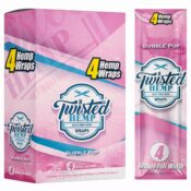 Twisted Hemp Wraps Bubble Pop 15pcsdisplay