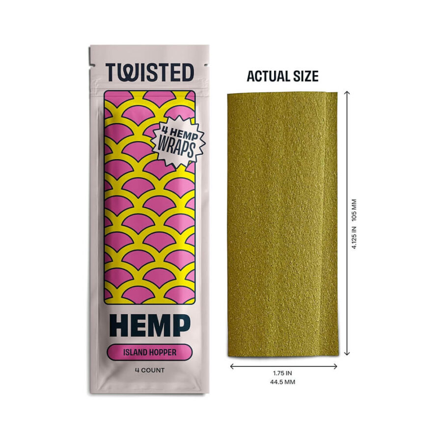 Twisted Hemp Wraps Island Hopper (15pcs:display)-Wholesale 6