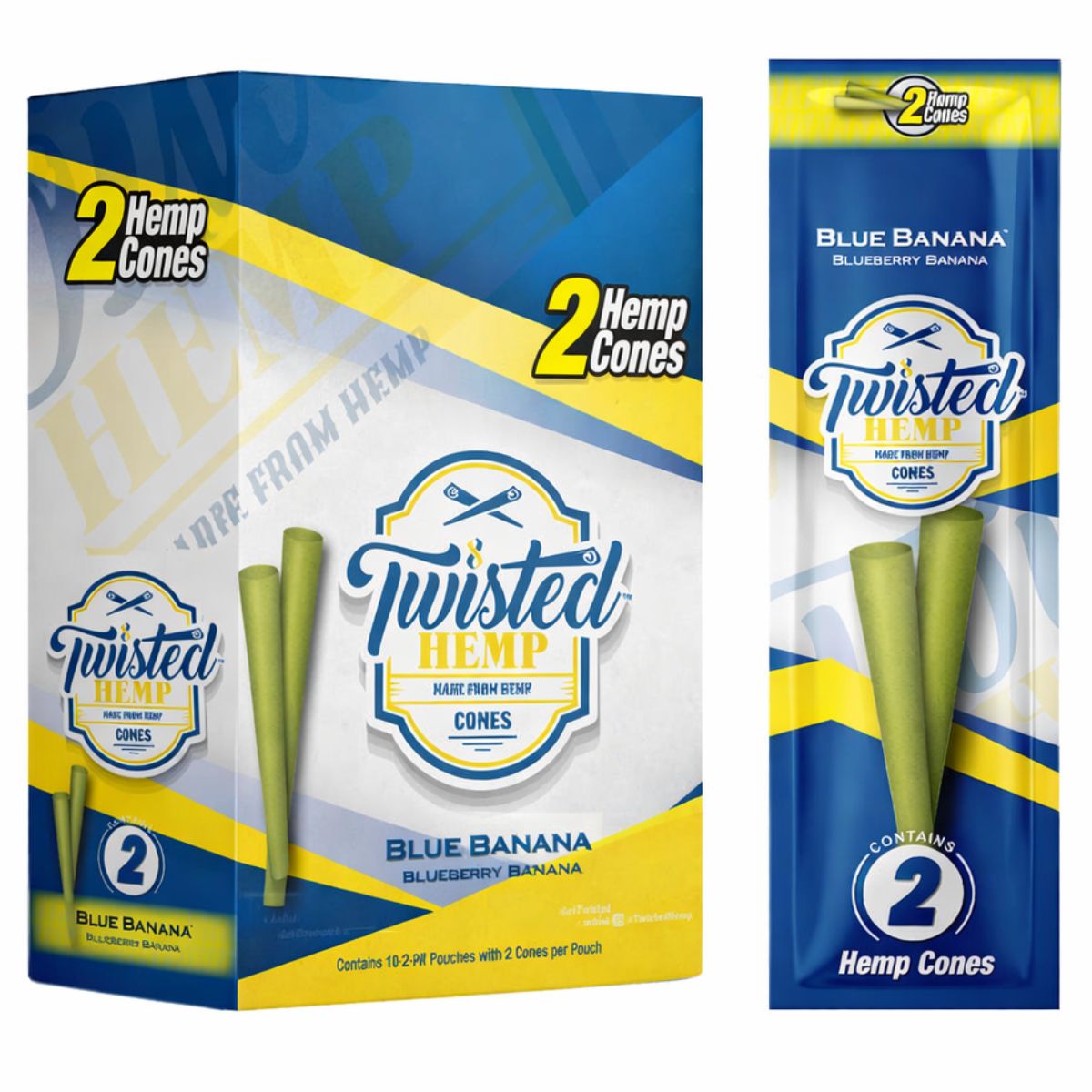 grossiste-twisted-hemp-cones-blue-banana-10pcs-display wholesale twisted hemp cones blue banana 10pcs display 3