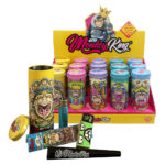 Monkey King Monkey Pack Tin Box Boîte Ronde en Métal (15pcs/présentoir)