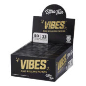 VIBES Papiers à Rouler King Size Slim Ultra Fins (50pcs/présentoir)