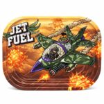 Best Buds Jet Fuel Plateau À Rouler En Métal Petit 14x18 cm Wholesale Best Buds Jet Fuel Metal Rolling Tray Small 14x18cm 1 1