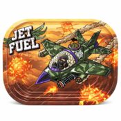 Wholesale Best Buds Jet Fuel Metal Rolling Tray Small 14x18cm 1 1