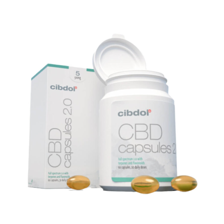 Cibdol Capsules Molles 5% CBD 500mg (60 capsules)