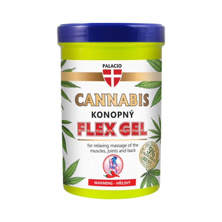 Palacio Cannabis Flex Gel de Massage Réchauffant (380ml)