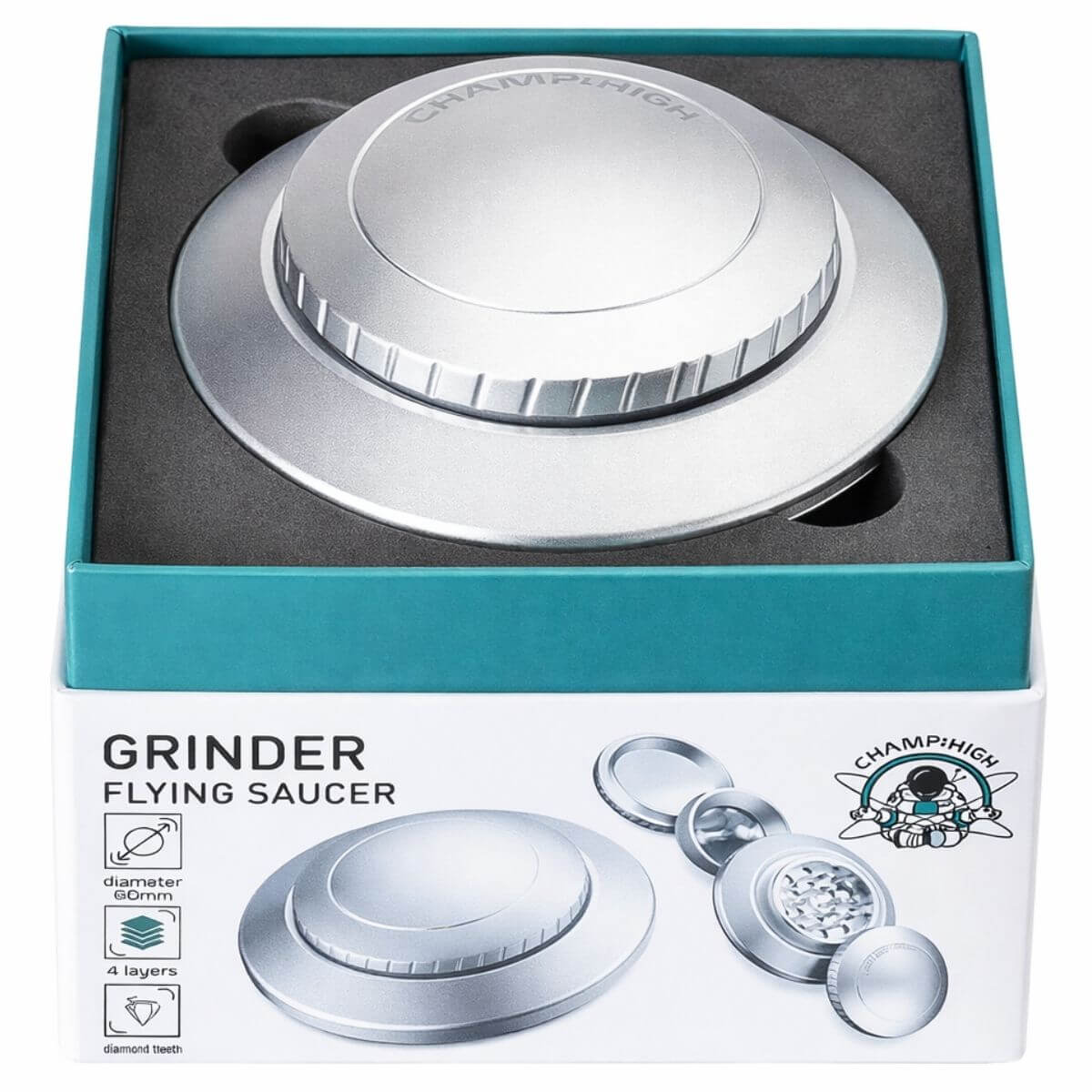 Wholesale-Champ-High-Silver-Flying-Saucer-Grinder Wholesale Champ High Silver Flying Saucer Grinder 5