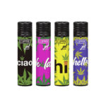 Clipper Lighters Jet Flame Good Vibes Only (24pcs/présentoir)