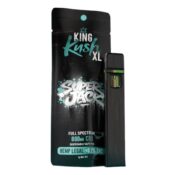 King Kush XL 800mg CBD Stylo à Vapeur Jetable 1ml (10pcs/présentoir) 5 King Kush XL Super Jack 800mg CBD Disposable Vape Pen 10pcsdisplay Wholesale 1 1