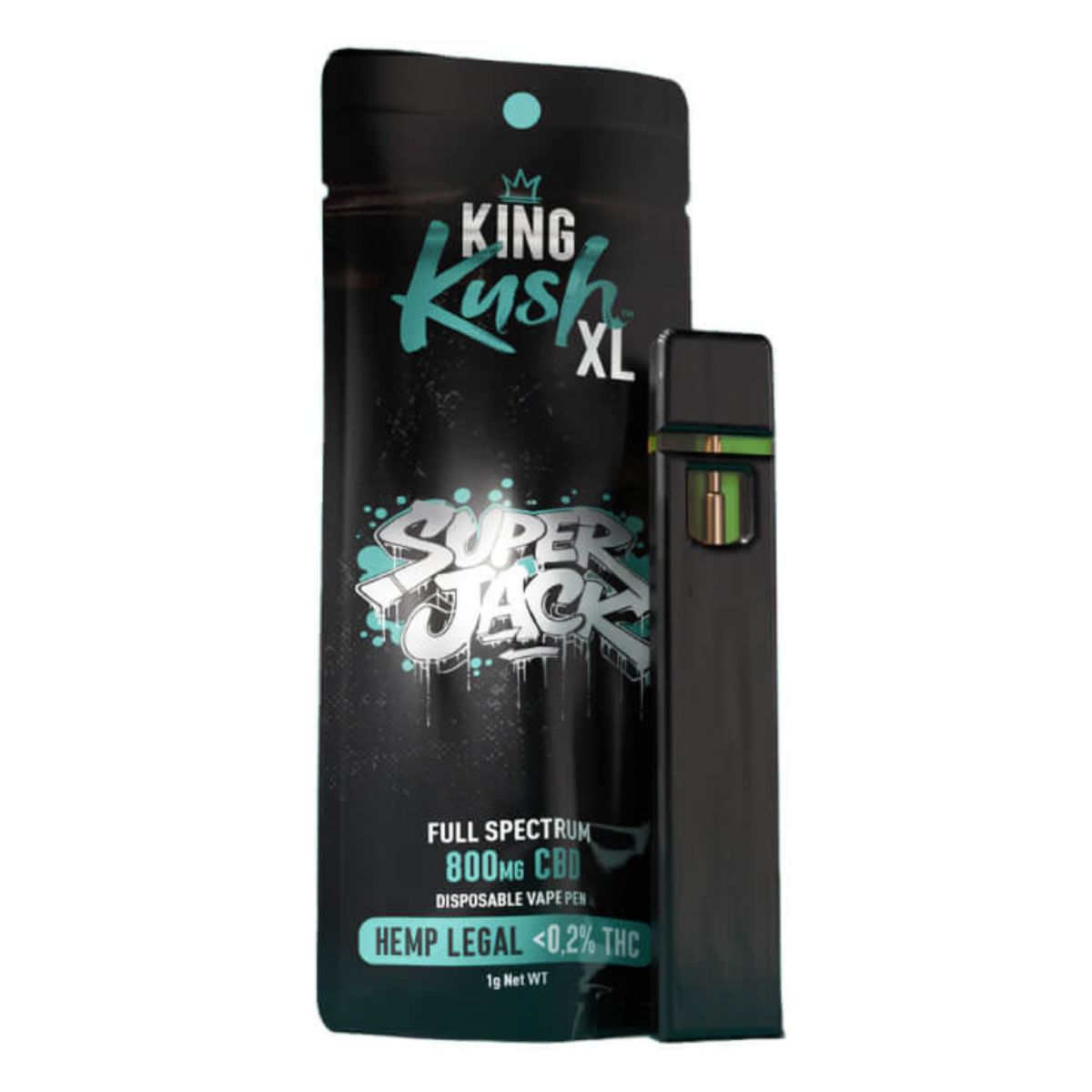 King-Kush-XL-super-Jack-800mg-CBD-Stylo-Vape-Jetable-10pcs-presentoir-gros-1 King Kush XL Super Jack 800mg CBD Disposable Vape Pen 10pcsdisplay Wholesale 1 1