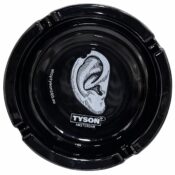 Tyson 2.0 Mike Bite Glass Ashtray Black Wholesale 2 1