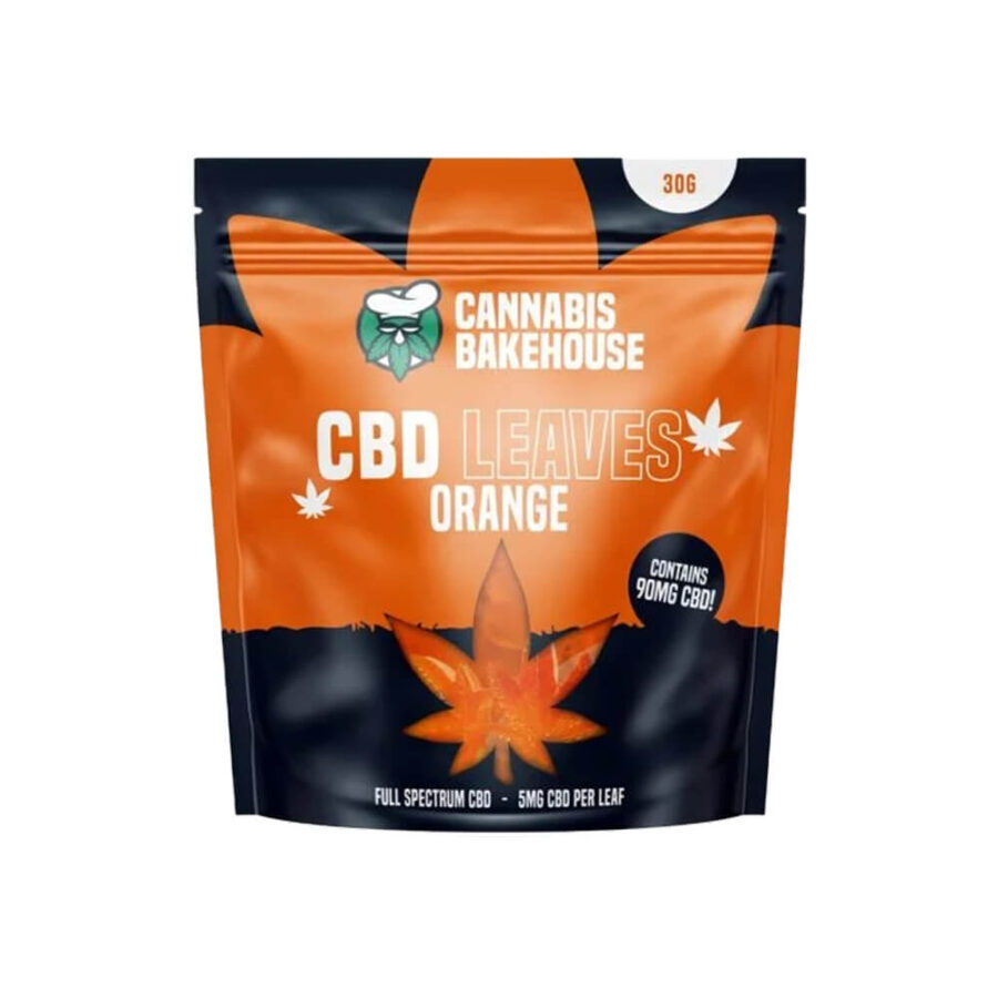 Cannabis Bakehouse CBD Gummy Leaves Orange-Wholesale