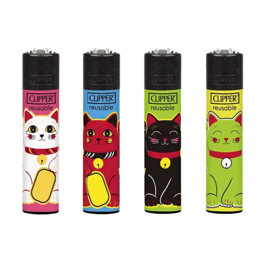 Clipper Lighters Classic Lucky Cat (24pcs/présentoir)