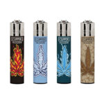 Clipper Lighters Classic Weed Elements (24pcs/présentoir)