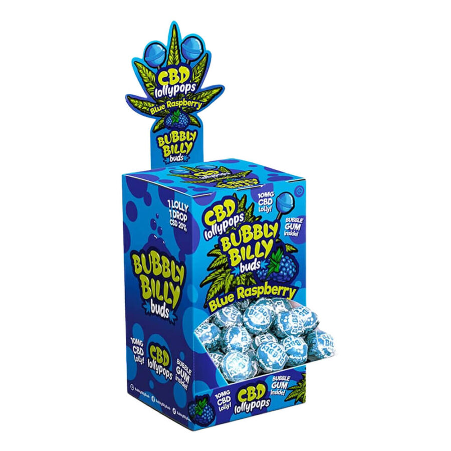 Bubbly Billy Buds Sucettes 10mg CBD (100pcs/présentoir)