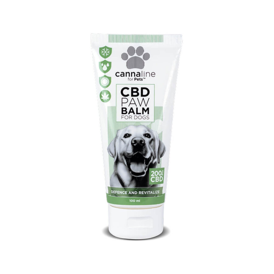 Cannaline for Pets Baume pour les Pattes CBD pour Chiens 200mg CBD (100ml)