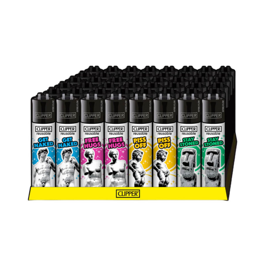 Clipper Lighters Classic Sculptures (48pcs/présentoir)