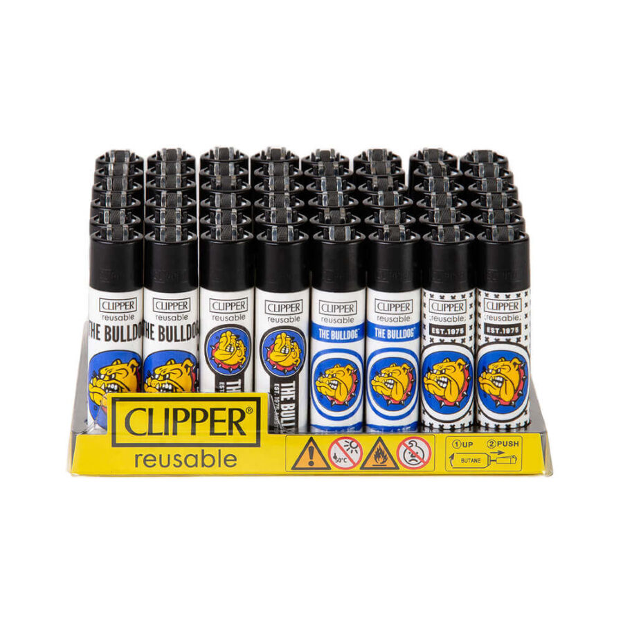 Clipper The Bulldog Lighters Originals (48pcs/présentoir)