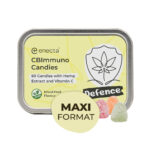 Enecta CBImmuno Bonbons à l’extrait de chanvre biologique - Arôme de fruits mélangés (60pcs)