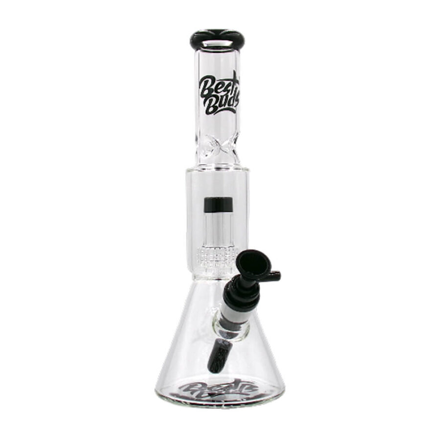 Best Buds Bong Double Chambre en Verre avec Percolateur Matrix 31.5cm