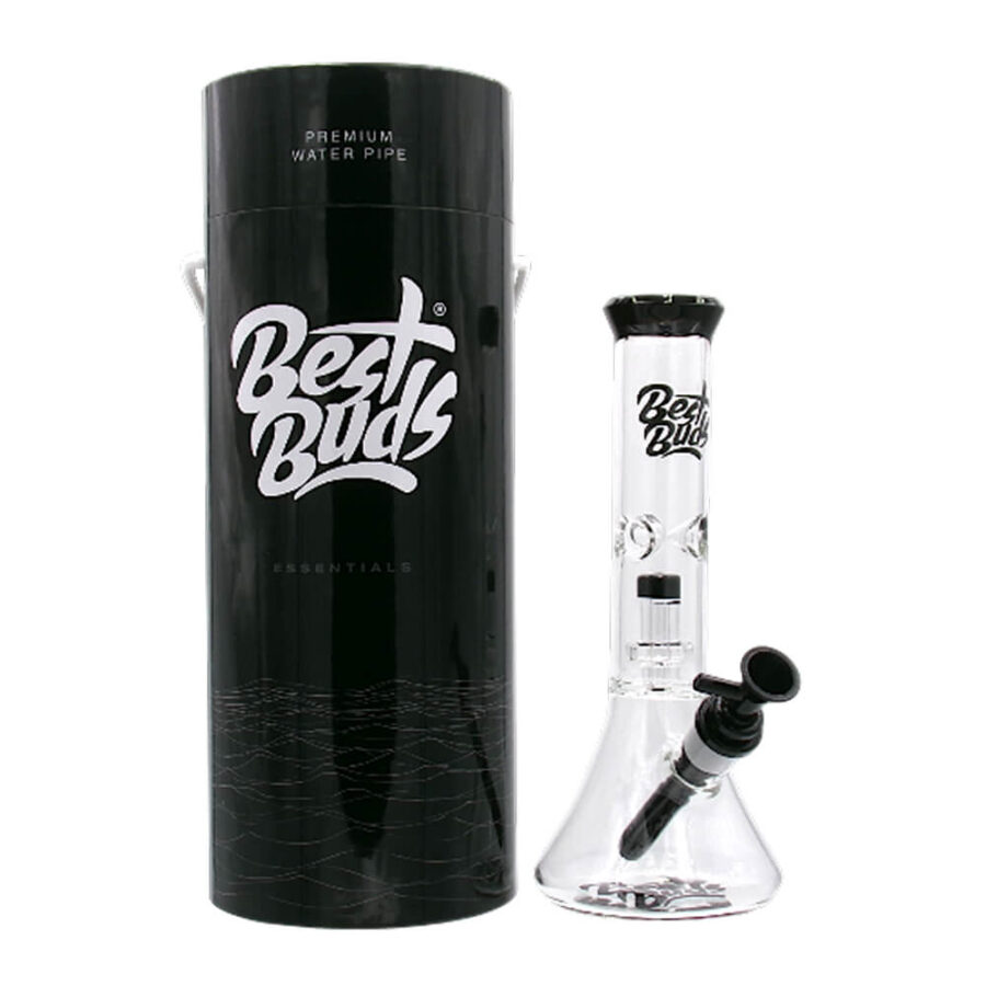 Best Buds Bong Ice Beaker en Verre avec Percolateur UFO 28cm