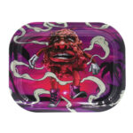 Beuz Bloodybud Plateau à Roulettes en Métal Petit (14x28cm)