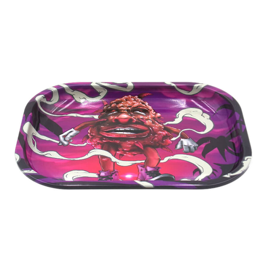 Beuz Bloodybud Plateau à Roulettes en Métal Petit (14x28cm)