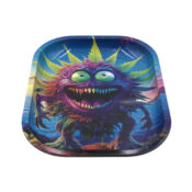 Beuz Weedmonster Plateau à Roulettes en Métal Petit (14x28cm)
