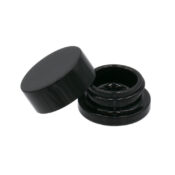 Bocal en verre rond noir 9ml-gros-3