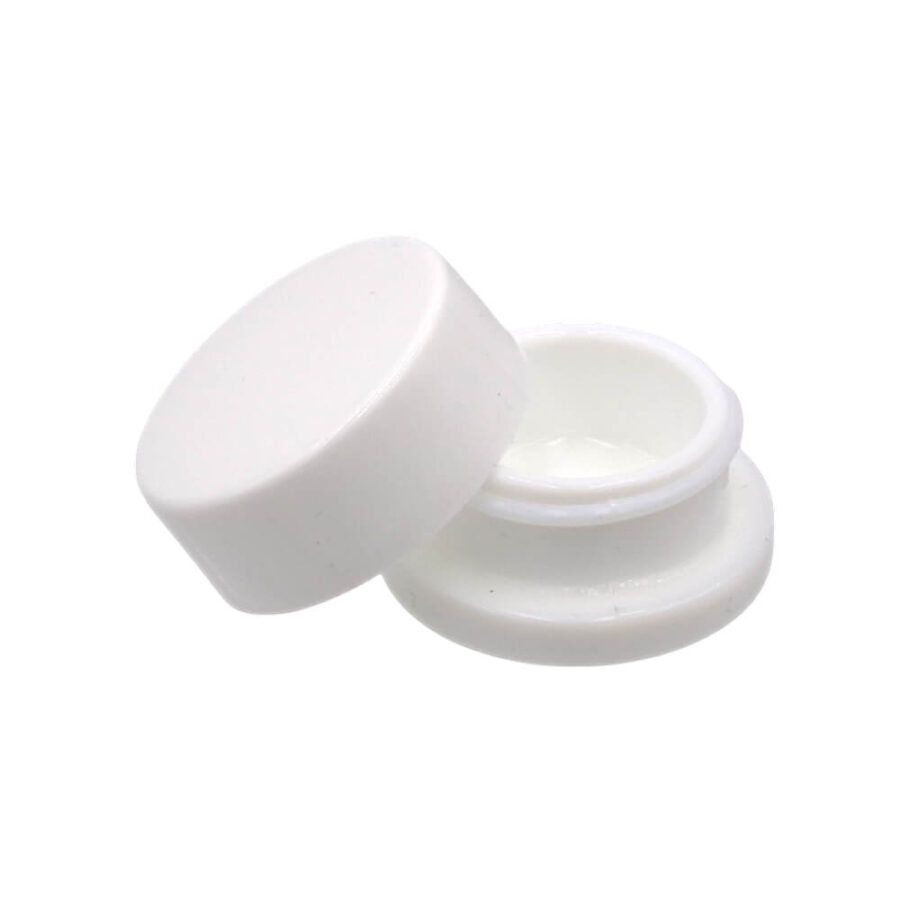Pot en verre rond blanc 9 ml-Vente en gros-2