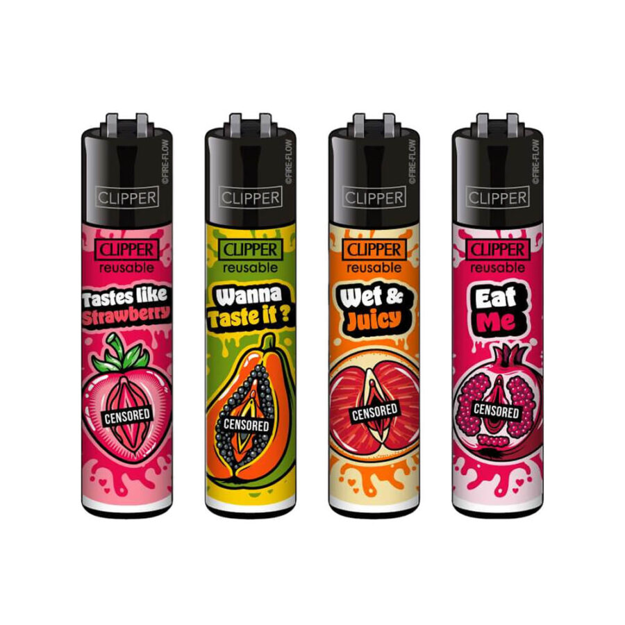 Clipper Lighters Classic Eat Your Fruits (48pcs/présentoir)