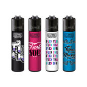 Clipper Lighters Classic Fuck Collection (48pcs/présentoir)