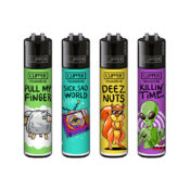 Clipper Lighters Classic Mix Slogan #4 (48pcs/présentoir)